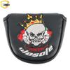 Lan Da Golf Putter Headcover with Skull Poker Pattern