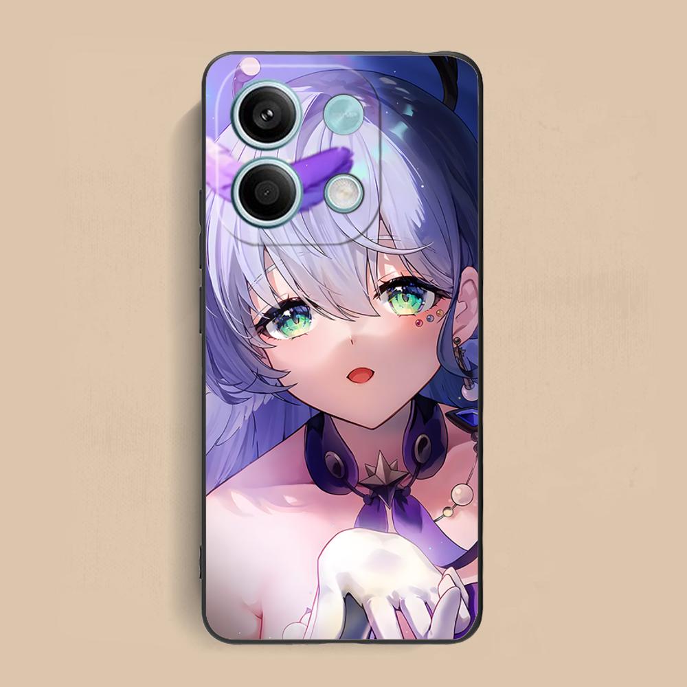HSR Robin Matte TPU Mobile Phone Case for Xiaomi Redmi Note 14 13 12 11 S Pro Plus 4G 5G Colorful Printing Cover