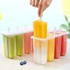 2Pcs Інструмент DIY Широке застосування Безпечне антипригарне покриття 4 отвори 3D Форми для морозива Форми для сорбету