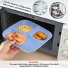 6/5Pcs Plastic Divided Plate Reusable Food Dinner Plate Stackable Canteen Lunch Tray for Kids and Adults Controlled Diet Plate