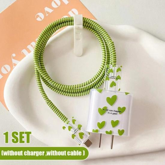 For iPhone 18w/20w Charger Protective Case Head Data Cable Protector Shell Cover