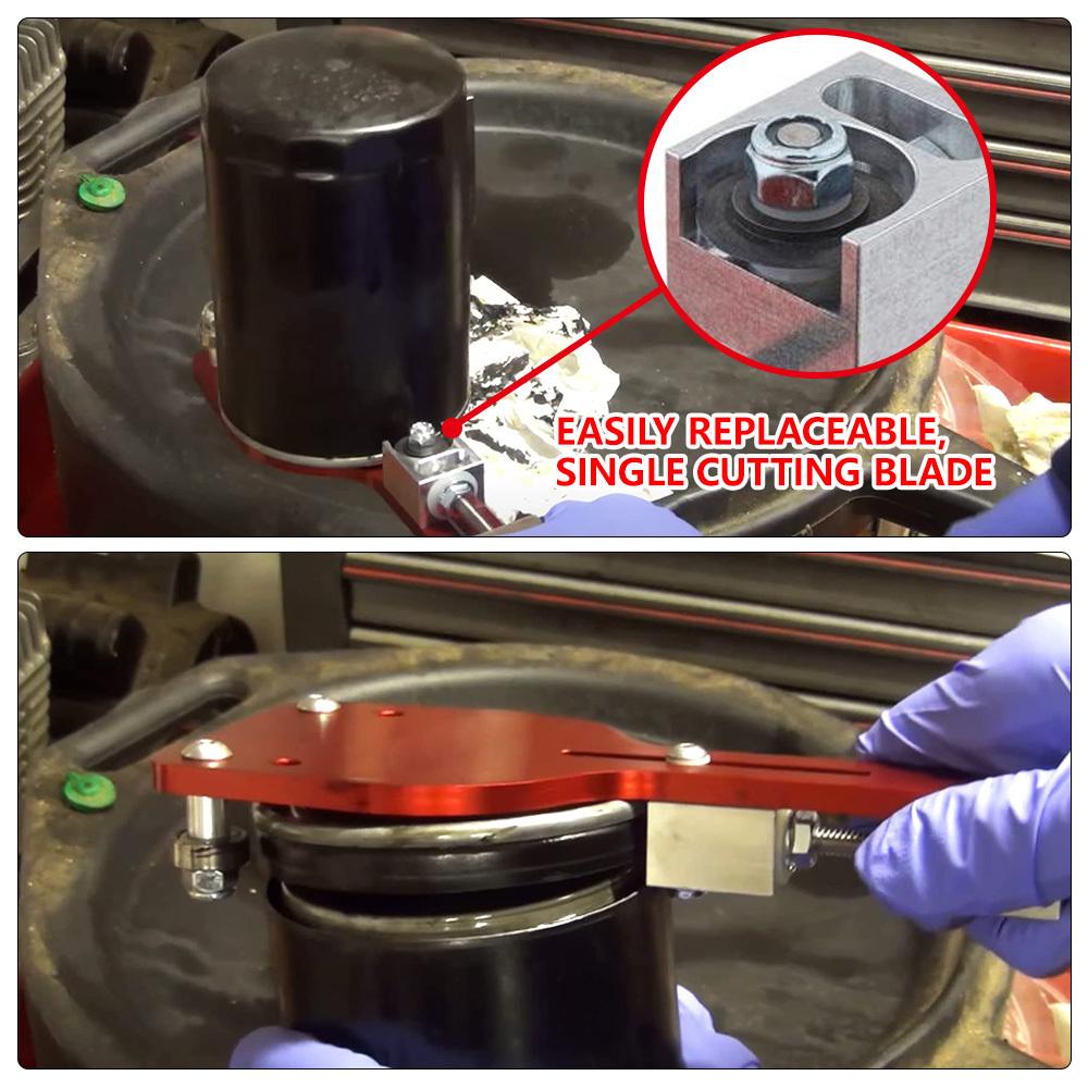 Aluminum Alloy Adjustable Oil Filter Cutter 77750 High Quality OilFilter Tool Auto Car Accessories