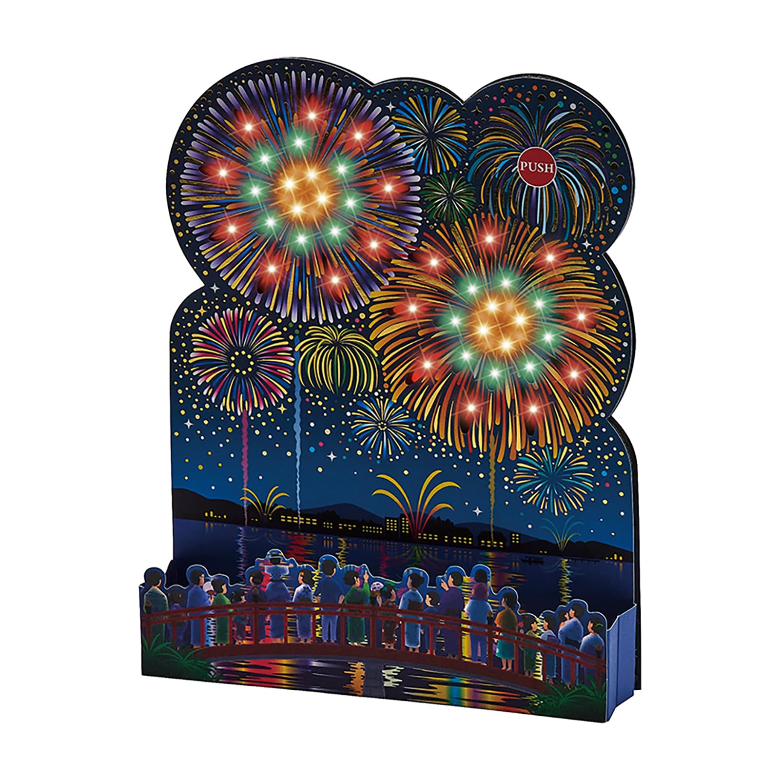 

Sanrio Message Card Summer Light Sound Fireworks JSP 040754 & 56-6