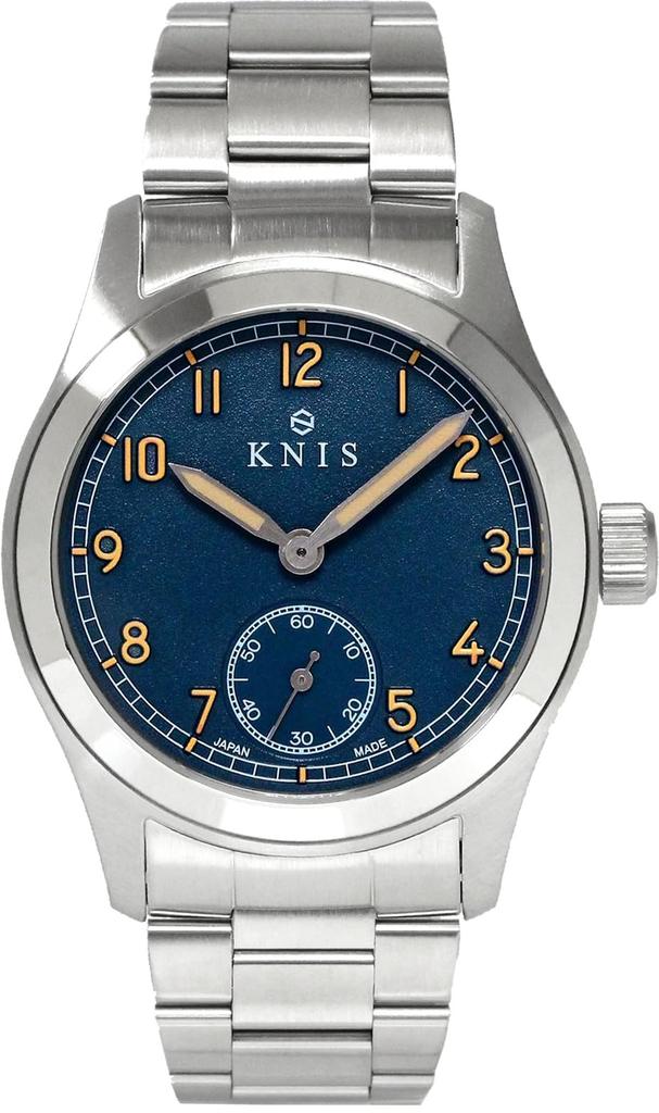 KNIS Japanese-made Watch Sapphire Crystal 10 ATM Water Resistance Stainless Steel Band KN003-BLSS