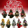 Charming 20cm Miniature Christmas Tree With Pvc Material And Vibrant Color Options Perfect For Holiday Seasonal Decorations