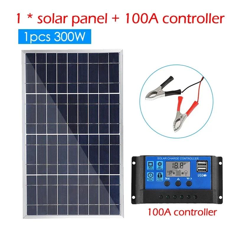 300W Solar Panel Kit Complete 12V