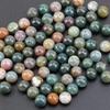Natural Round India Agate Loose Beads 4/6/8/10 Mm for Jewelry Making DIY Beadbracelet and Exquisite Gift