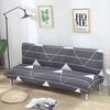 String Printed Folding Sofa Furniture Bed Cover Sofa Protector Covers Stretch Double Seat Cover Slipcovers For Living Room Area Geometric Print