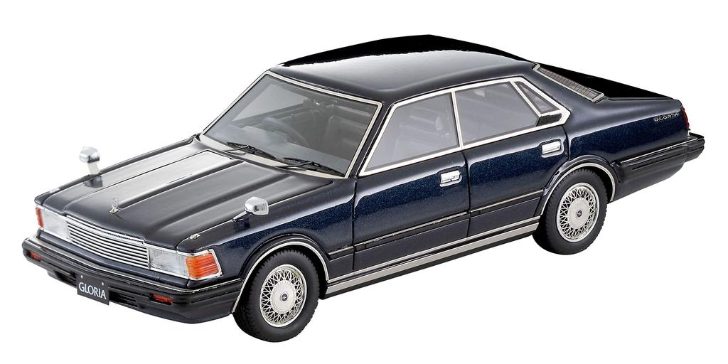 TOMYTEC Ignition Model X TOMYTEC Scale Nissan Gloria HT 280E Navy Blue First Order Limited Finished Product 1/43 T-IG4326 Brougham, (Manufacturer's