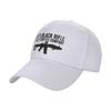 Fashion Black Rifles Curved Brim Baseball Cap Luxury Women Cap