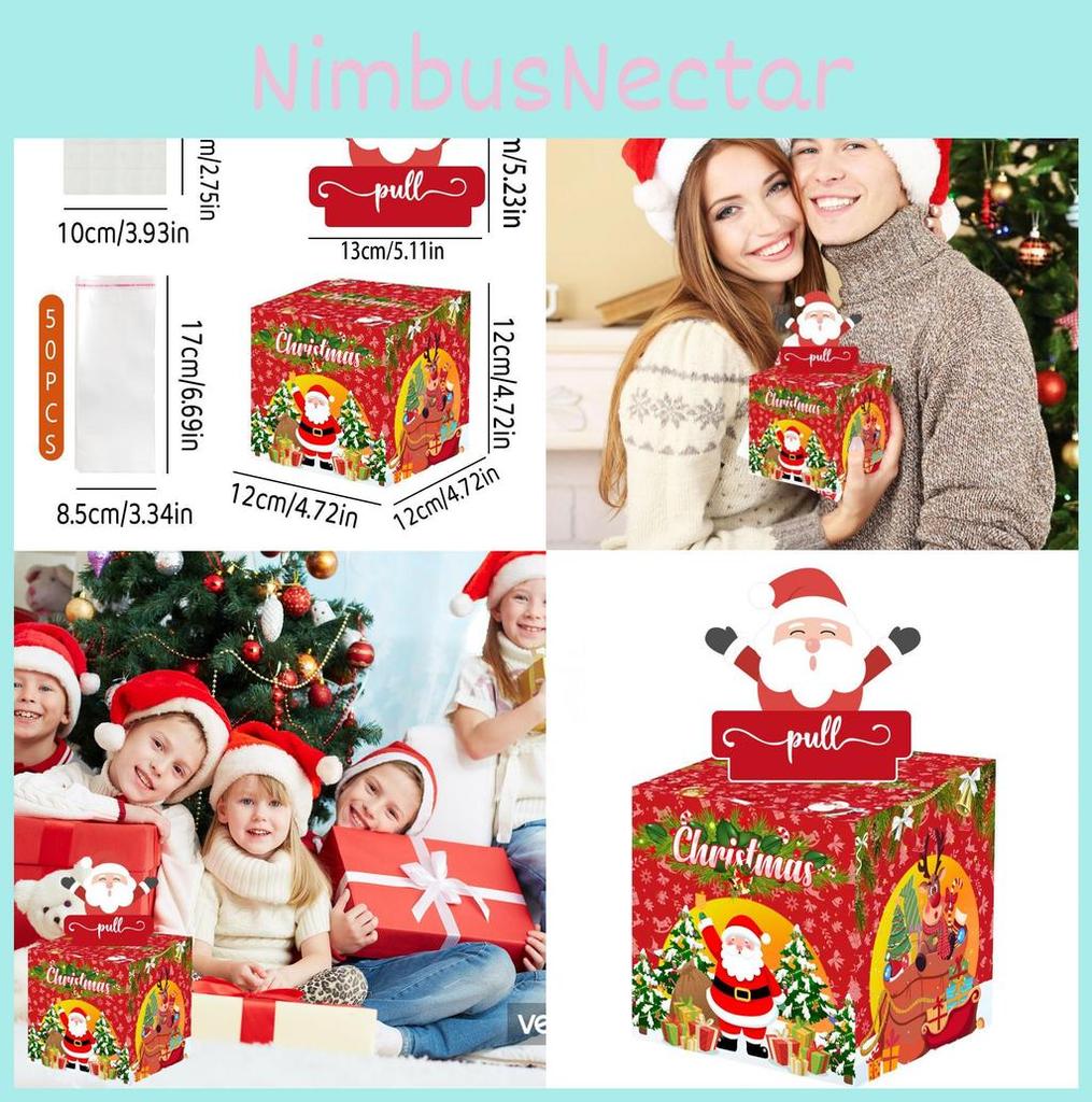 Christmas Santa Theme Money Box With Red Paper Construction For Festive Celebrations And Gifting