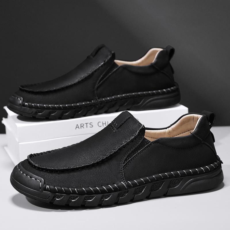 Mocasini la modă Pantofi pentru bărbați slip on Design formal de afaceri Pantofi de lux casual din piele pentru bărbați 2024 Primăvară toamnă mocasini pentru bărbați