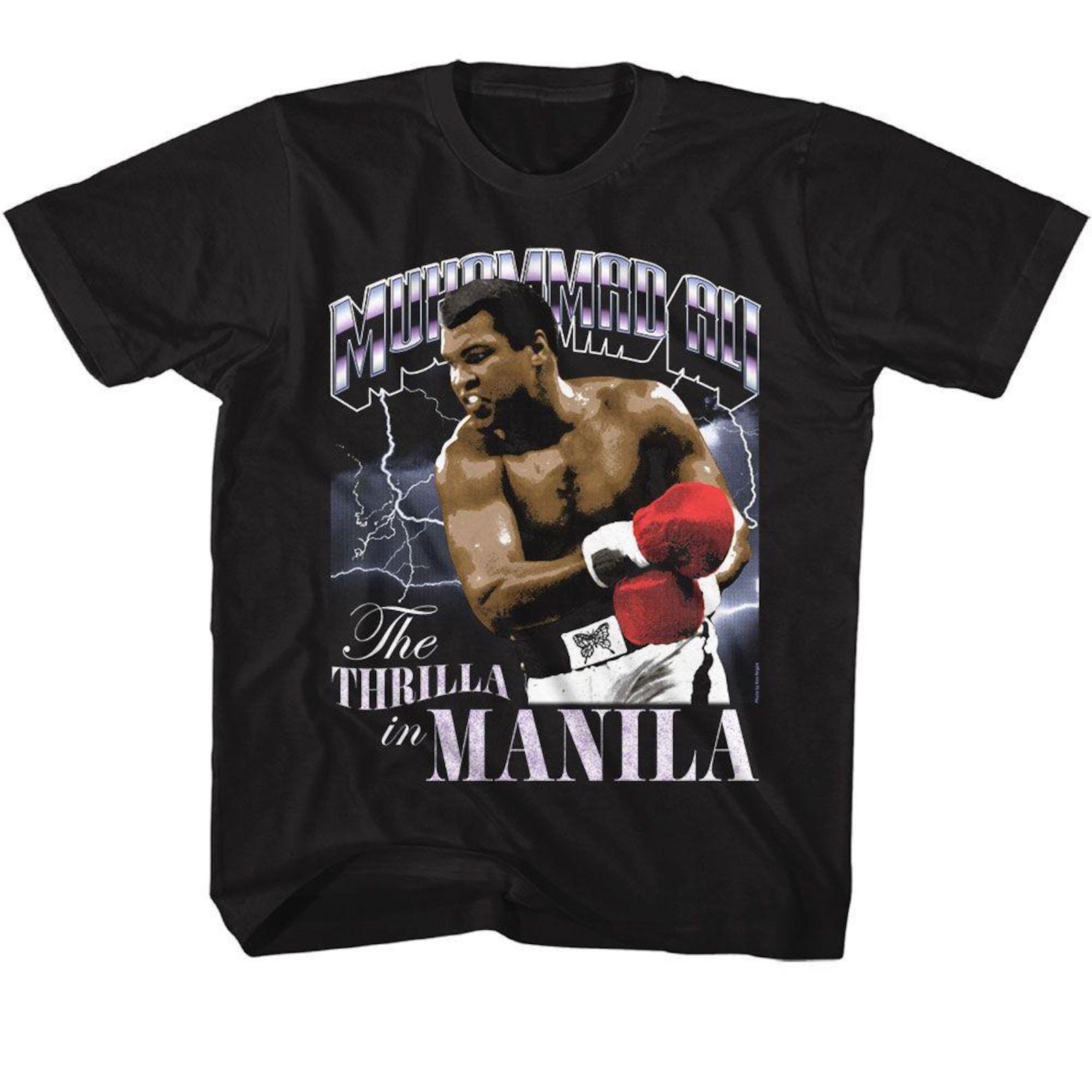 Muhammad Ali Thrilla And Lightning Black Unisex T-Shirt 140
