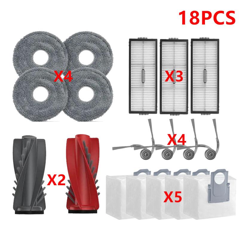For Roborock Saros 10R Accessories Dust Bag Mop Cloths Main Side Brush HEPA Filter G20s Ultra Vacuum Cleaner Parts Spare