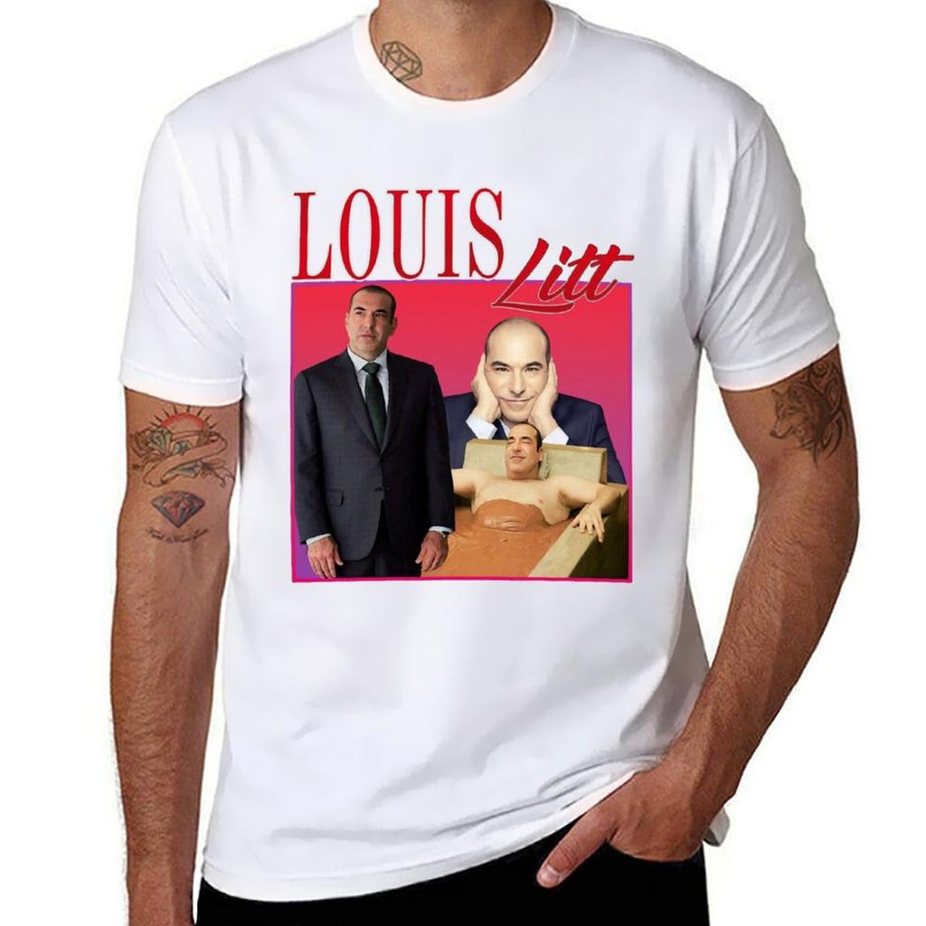 Louis Litt Vintage Tshirt Plus Size All Match Tee Shirt