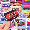 10/30/50pcs Cartoon Colorful Music Tapes Aesthetic Graffiti Stickers Cute Decals DIY Suitcase Motorcycle Bike Decoration Sticker