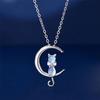 925 Sterling Silver Zircon Pendant Necklace Necklace Women Fashion Jewelry