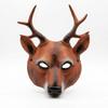 Masque d'Halloween Cerf de Sika - Masque Animal en Mousse PU pour Carnaval & Cosplay