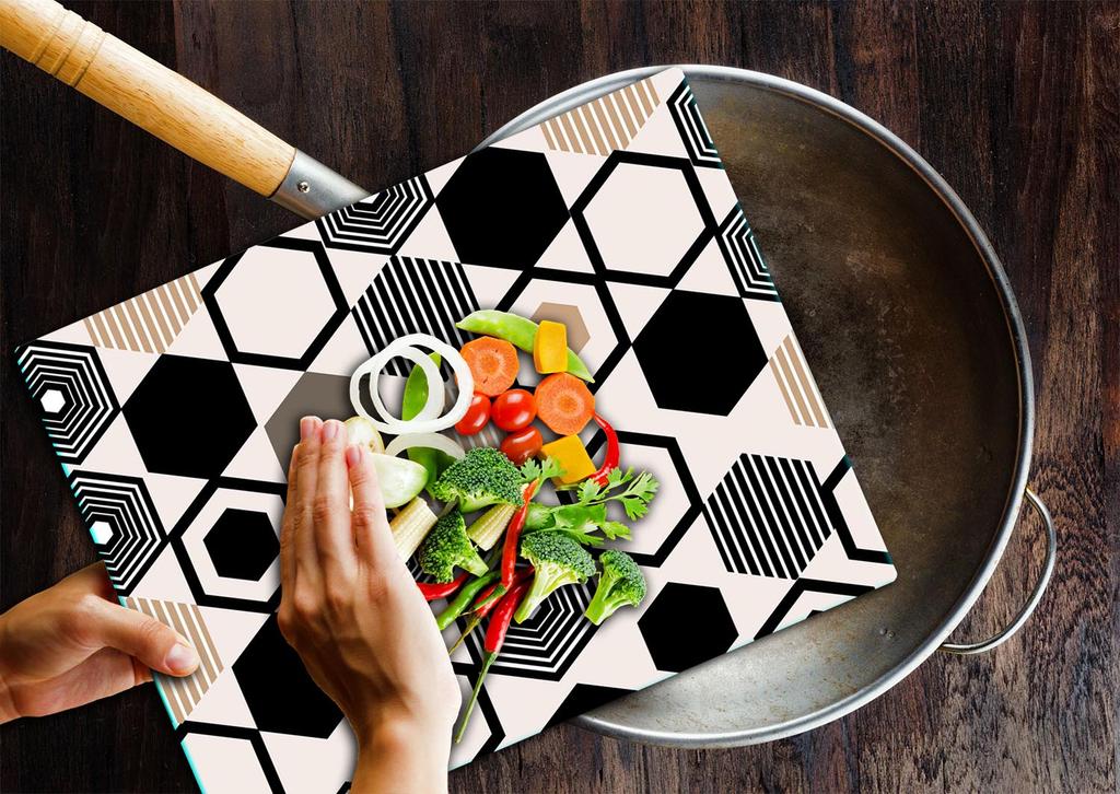 Glass Board Cutting Board 52X40 Mosaic