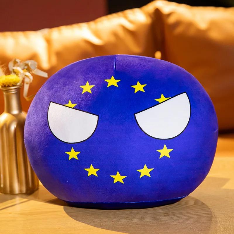 Jucării de pluș Country Ball de 10 cm Polandball Geantă Portofel Pandantiv Country Balls Countryball Păpușă de pluș Jucărie Cadouri de Crăciun pentru copii