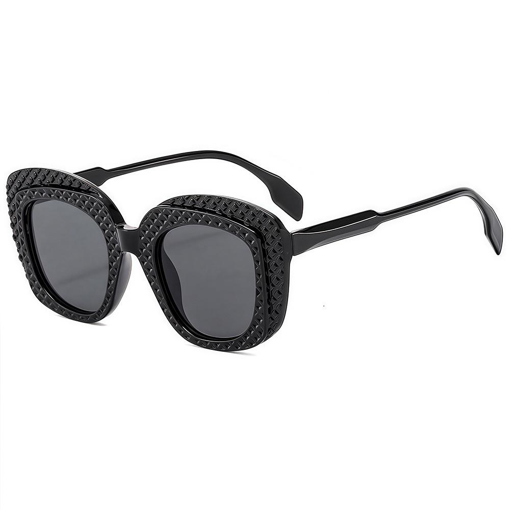JYL TS Sunglasses Polygon Contrast UV Street/ZN3859 B-686 барвинок