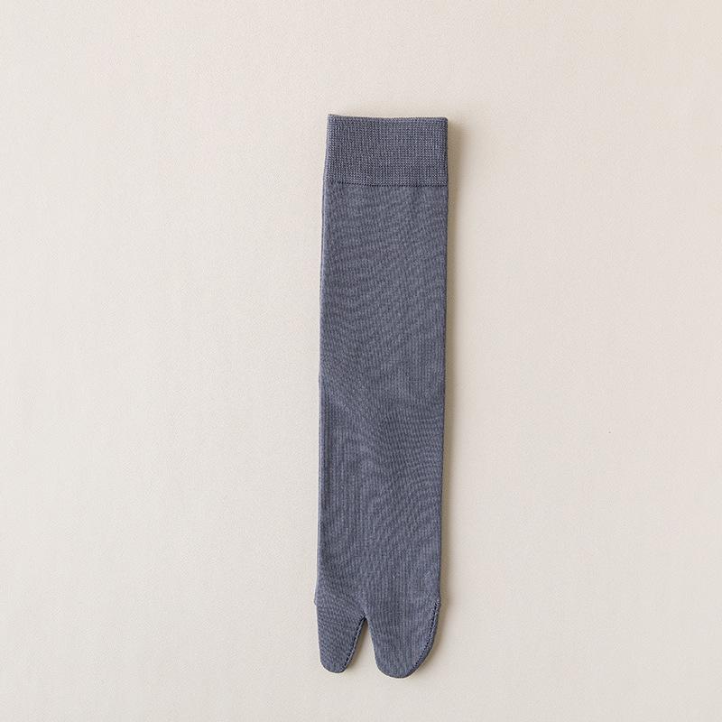 Chaussettes Japonaises Mi-Mollet en Coton Anti-Odeur à Deux Doigts pour Homme (Geta & Design à orteil séparé)
