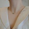 Green Women Vintage Korean Style Jewelry Female Necklace   Necklace Clavicle Chain