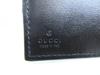 Authentic GUCCI Silver Marmont G Black Leather Bifold Flap Long Wallet #b090  Open box