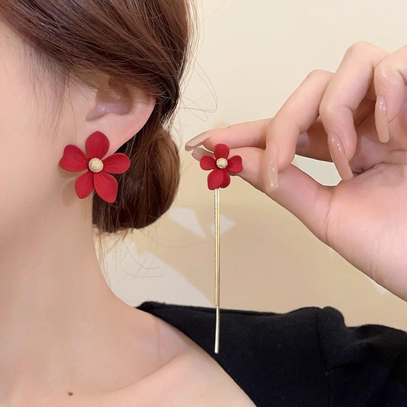 Vintage Luxe Anke La Red 925 Silver Earrings Zircon Studs Minimalist Elegant Fashion Jewelry For Women