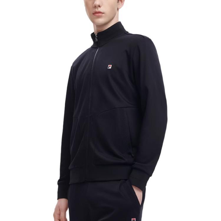 FILA Jackets Men's Jet Black Stand Collar Moderate Other F11M328501F-BK