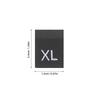 500Pcs Small Garment Size Tags Washable Polyester Clothing Labels Clear Printed Size Markers for DIY Sewing Craft Clothing