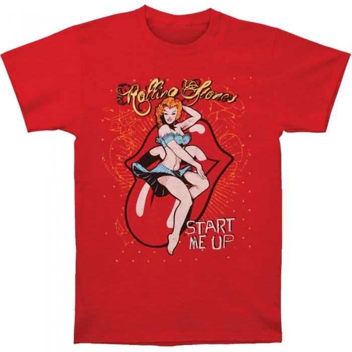 The Rolling Stones Unisex Adult Start Me Up Cotton T-Shirt