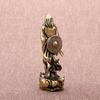 Retro Pure Copper Chinese Myth Nezha Buddha Statue Figurines Creative Desktop Decoration Home Furnishing Craft Gift Decoration