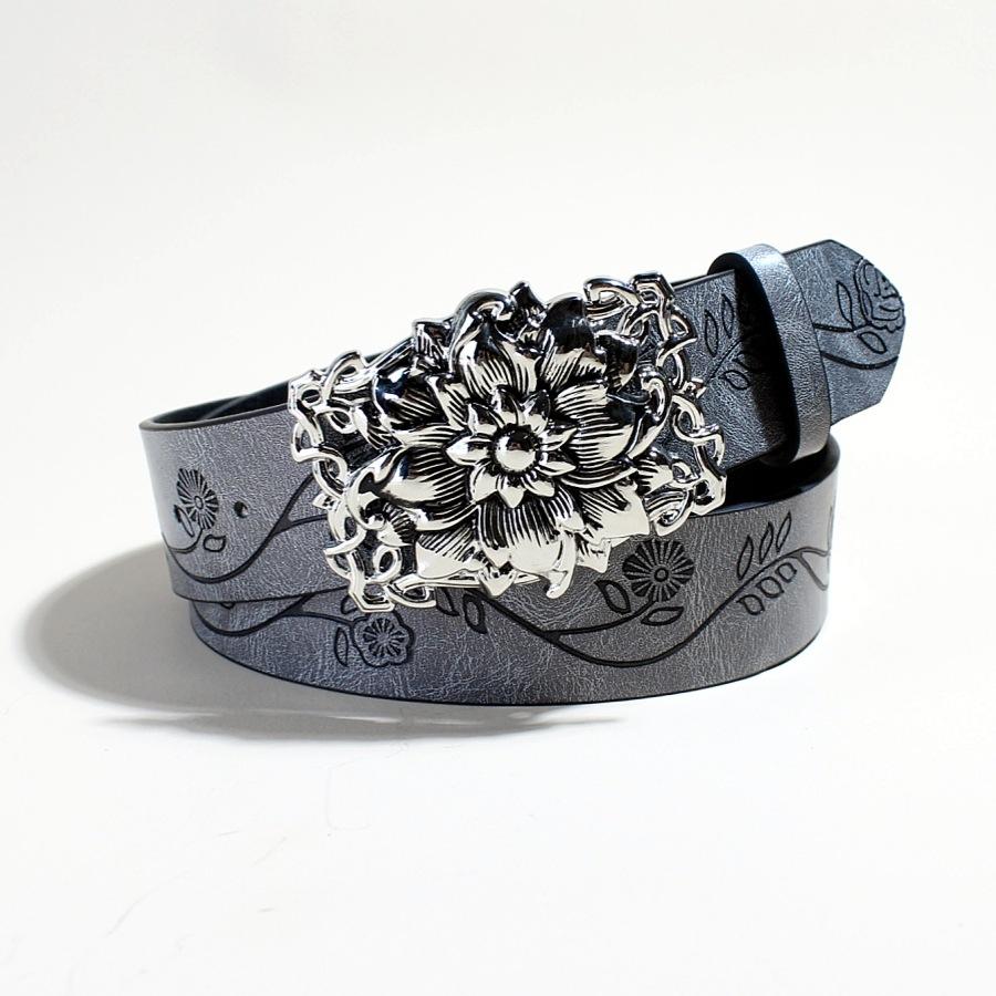 

Ремень в стиле вестерн-богем Niche Vintage Rose Personality Belt Women s 110cm length (L size)