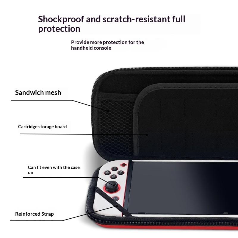 Travel Carrying Protective Case For Oled Ns Console Eva Hard Shell Storage Bag Pouch For Switch 2 Accessories