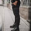 Jeans Sottili Elasticizzati da Uomo per Primavera e Autunno, Vestibilità Slim, Tasche Laterali, Gamba Stretta