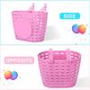 Cesto de Bicicleta Infantil, Cesto de Bicicleta com Campainha, Raios de Roda, Óculos, Acessórios de Bicicleta para Meninos Meninas