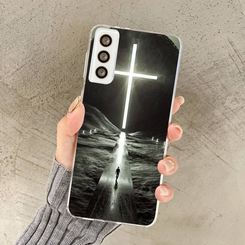 

YNDFCNB Dark Gothic Cross Phone Case for Samsung S21 A10 for Redmi Note 7 9 for Huawei P30Pro Honor 8X 10i cover Honor 10i or 20i