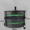 60cm Foldable Round Herb Drying Net and Hanging Basket