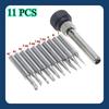 11 PCS 900M Lead-Free Soldering Iron Tips with Welding Sleeve - Replaceable Tips for Soldering Station