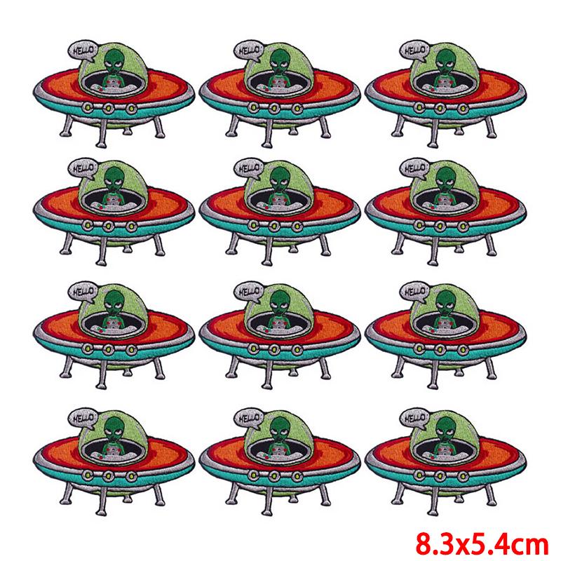 10 ks/šarže Velkoobchod Vyšívací nášivka Nažehlovací záplaty na oděvy Záplaty na oděvy Bundy Dekor Nášivka Šití potřeby