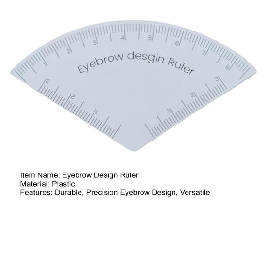Eyebrow Design Ruler Portable Fast Drawing Guide Professional Eyebrow Shaping Tool for Beginners Pros