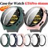 Tempered Glass Case for Huawei Watch GT6Pro 46mm Full PC Cover Screen Protector Bumper for Watch GT6Pro Protective Accessores