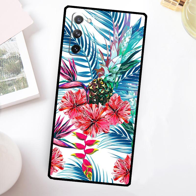 Tropical Paradise Hawaiian Birds Case For Samsung Galaxy S22 S23 S24 Ultra Plus Note 10 20 S8 S9 S10 S20 FE S21 FE Cover