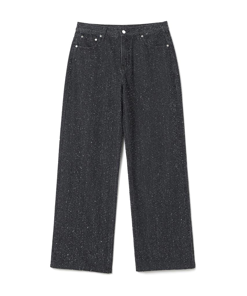 MILLO WOMEN Boucle Straight Jeans [Black]