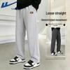 Warrior Men's American Retro Loose Straight-Leg Casual Pants