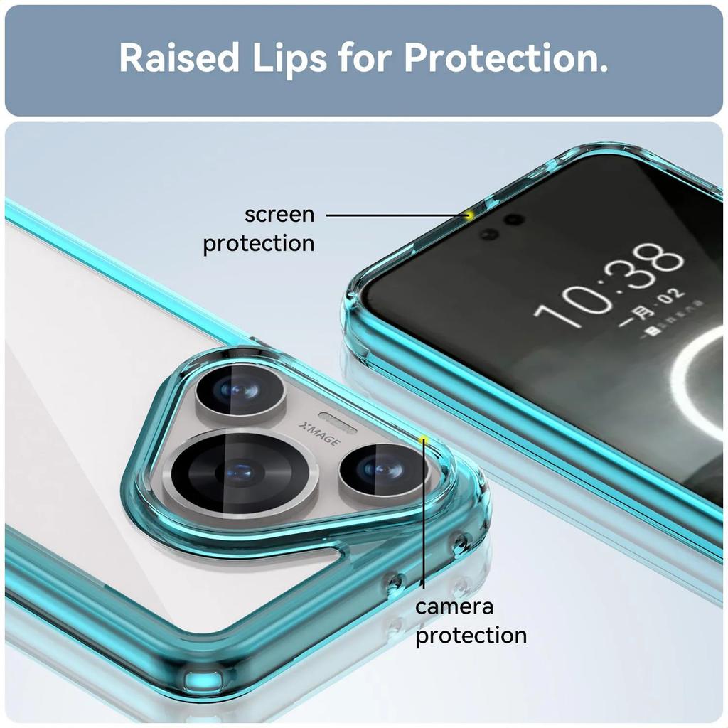 Phone Case For Huawei Pura 70 Pro/70 Pro Plus , Clear Transparent Phone Case Cover For Huawei Pura 70 Pro/70 Pro Plus