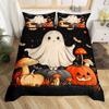 Pastel Pumpkin Bedding - Spooky Pastel Halloween by Patricia_lima - Spooky Ghosts Cotton Sateen Duvet Cover Or Pillow Shams by S