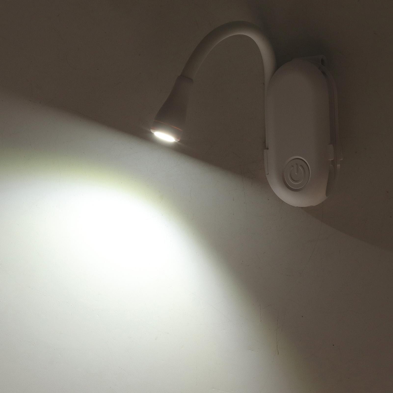 

Книжный светильник для чтения, USB-перезаряжаемый, 3 уровня цвета, регулируемая яркость, гибкий, на клипсе для книги