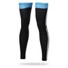 1 Pair Windproof Compression Cycling Leg Warmers Long Knee Sleeves for Men and Women